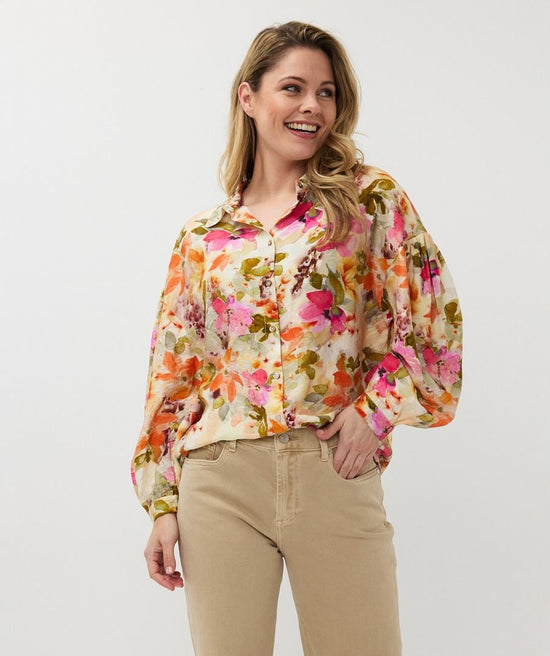 Blouse Oversized Floral Garden