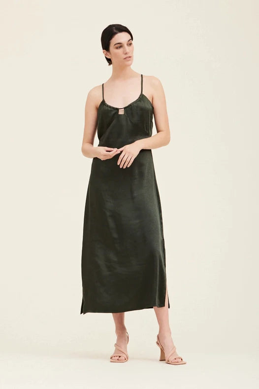 Thick Satin Slip Dress