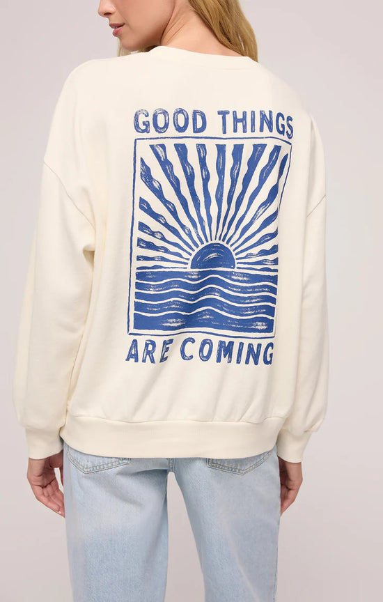 Horizon Sunday Sweatshirt Sea Salt