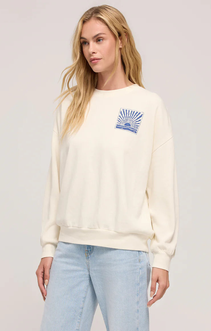 Horizon Sunday Sweatshirt Sea Salt