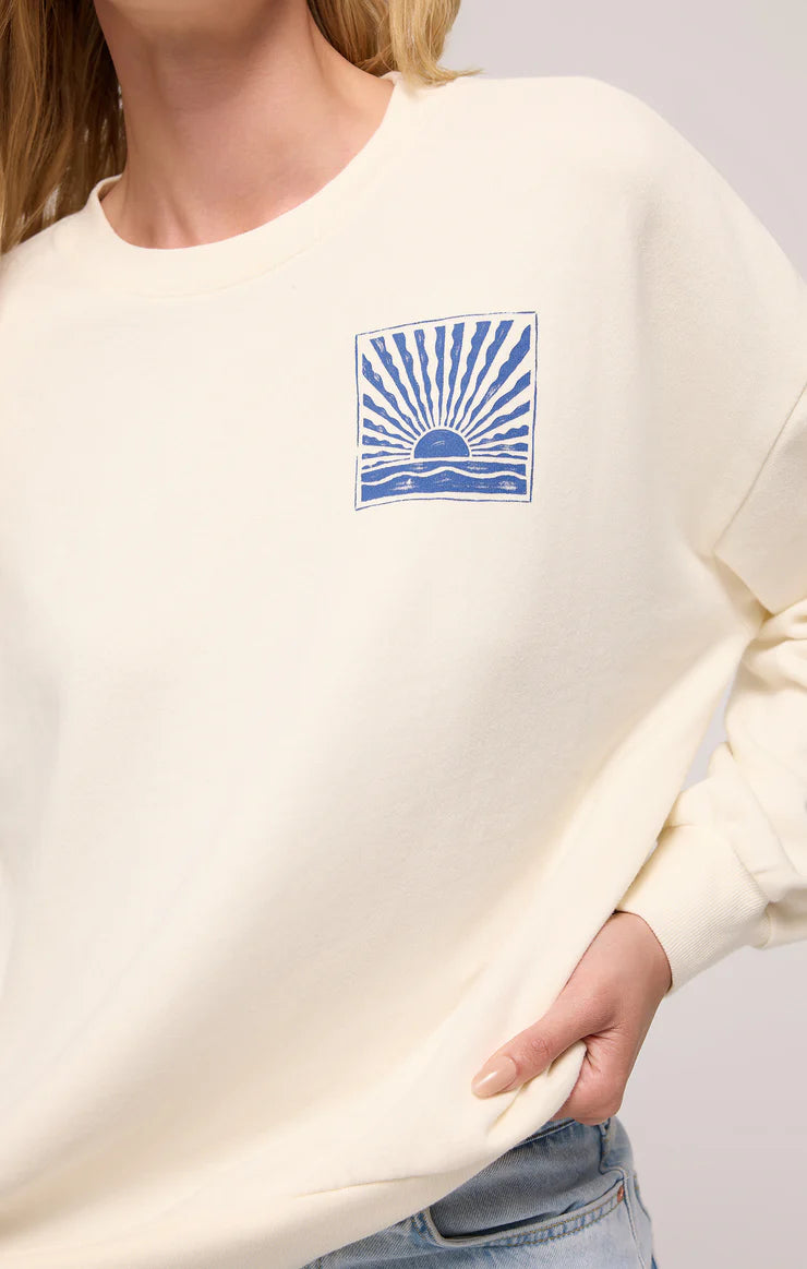 Horizon Sunday Sweatshirt Sea Salt