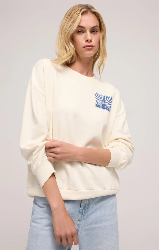 Horizon Sunday Sweatshirt Sea Salt