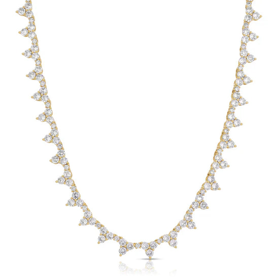Isabella Tennis Necklace- White