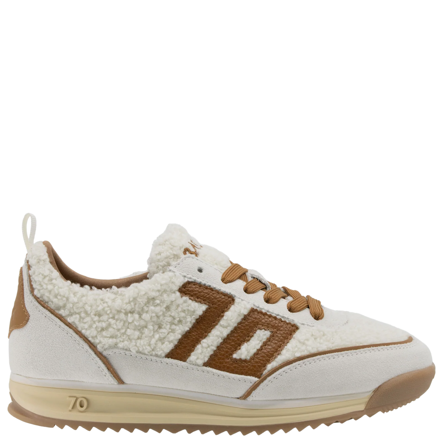 Back 70s - Jogger FT - Milk Ice Cuoio