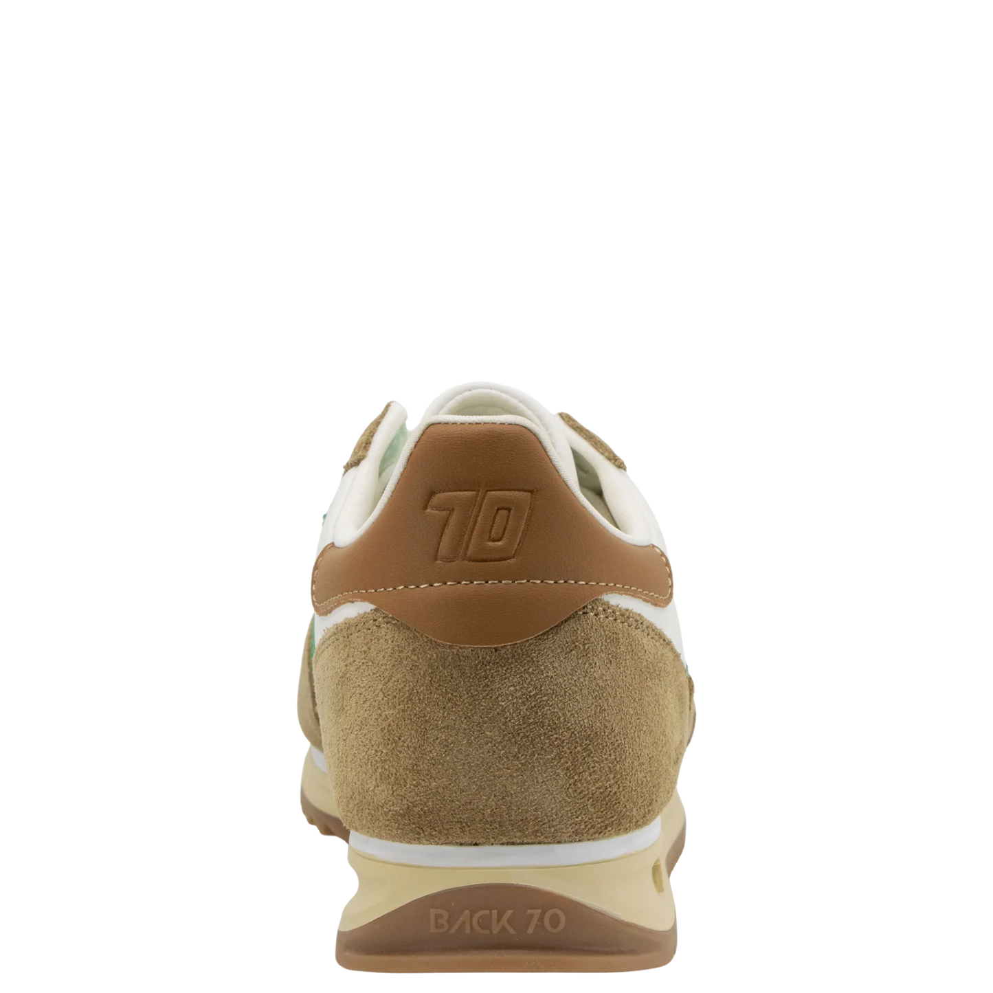 Jogger M in White Camel Green Sneakers