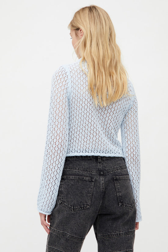 Load image into Gallery viewer, Open Knit Flare Sleeve Top
