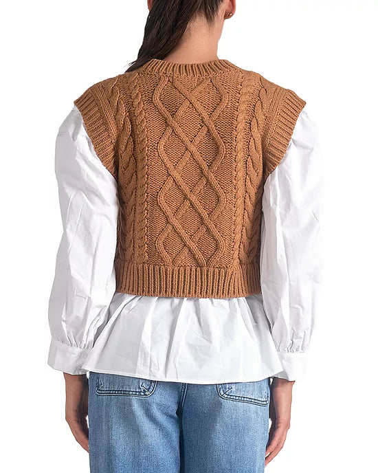 Layered Sweater Vest