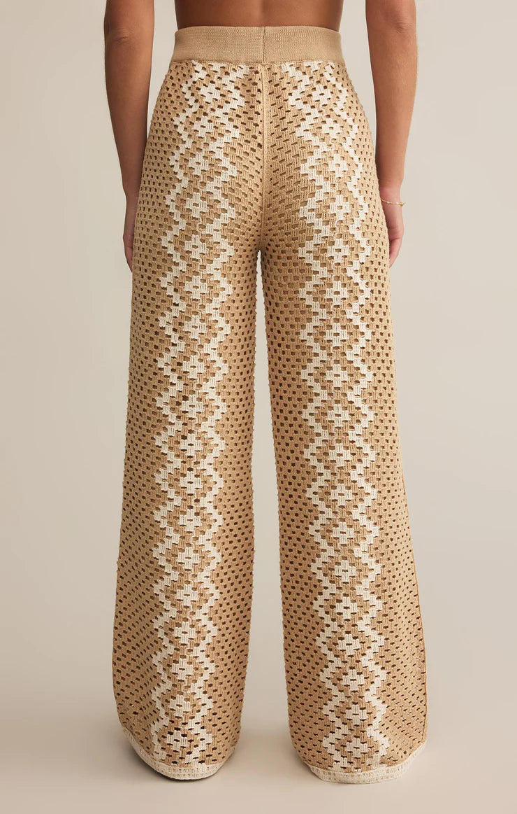 Loma Crochet Pant Natural