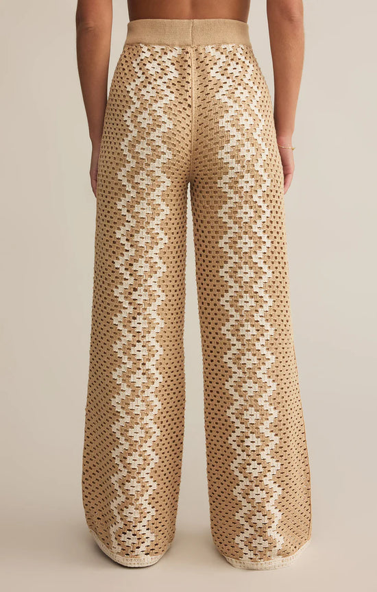 Loma Crochet Pant Natural