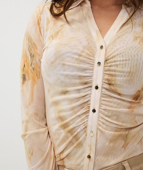 Blouse Mesh Marble Dream