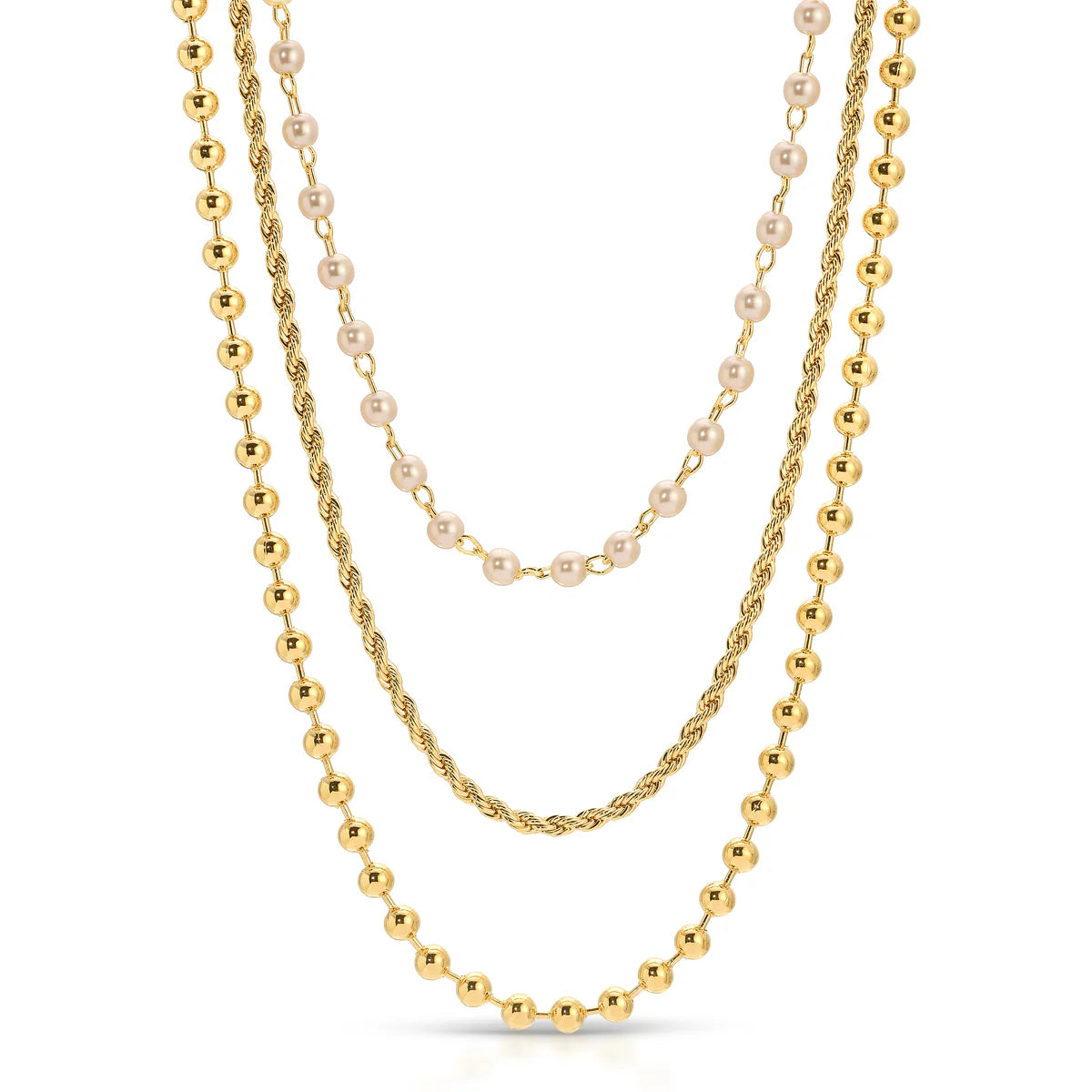 Pearl Trio Necklace