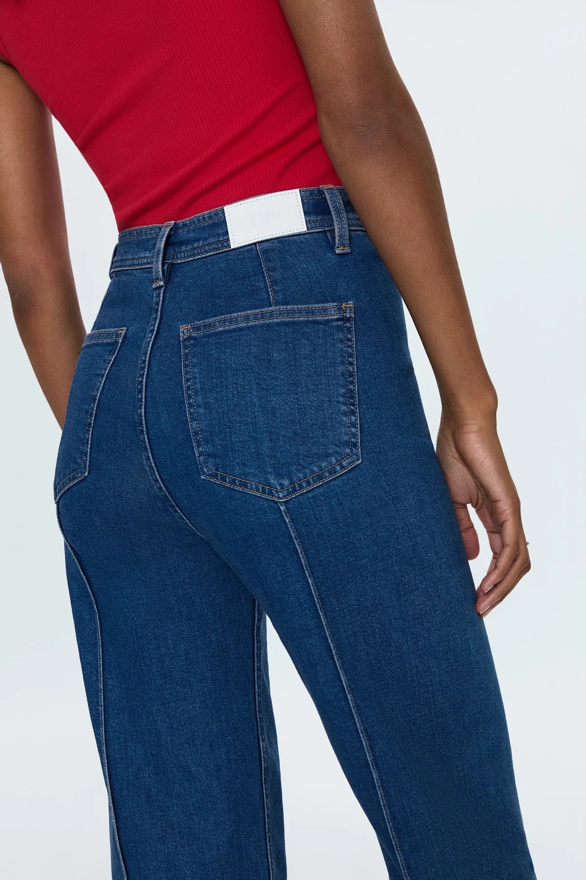 Pistola - Penny Ankle Pintuck High Rise Wide Leg- Country Club