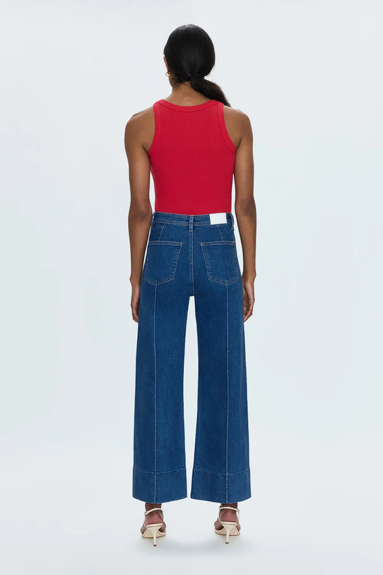 Load image into Gallery viewer, Pistola - Penny Ankle Pintuck High Rise Wide Leg- Country Club
