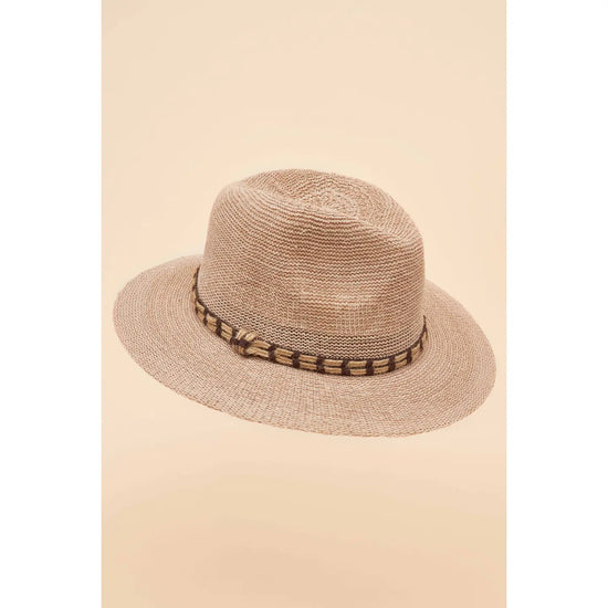 Natural w Rope Band Hat