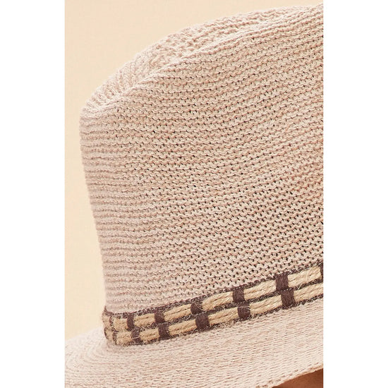 Natural w Rope Band Hat