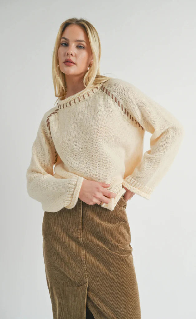 Reyna Stitch Detail Sweater