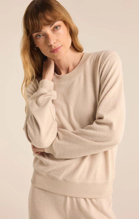 Russel Cozy Pullover Light Oatmeal Heather