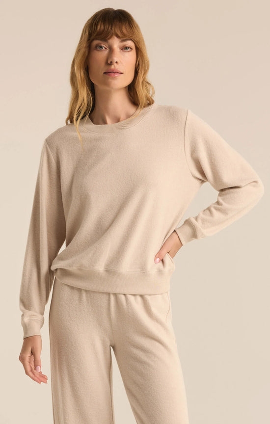 Russel Cozy Pullover Light Oatmeal Heather