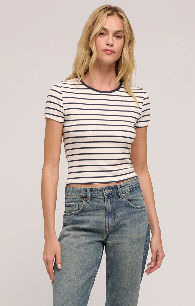 Saxton Striped Tee Supernova