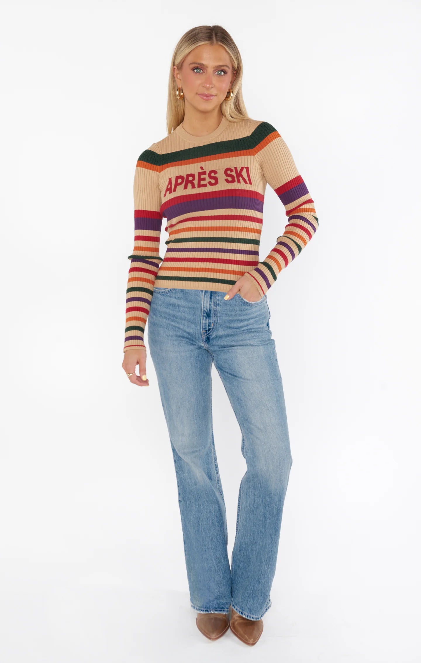 Show Me Your Mumu - Slopes Sweater Apres Ski Stripe