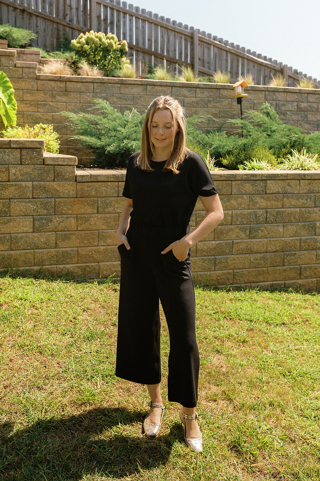 SPANX Airessentials Cropped Wide Leg Jumpsuit