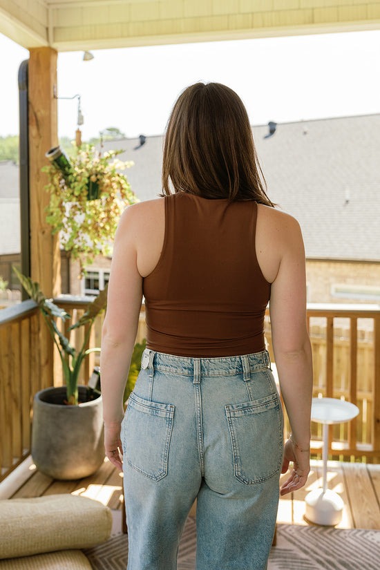 Steve Madden- Chestnut Nico Bodysuit