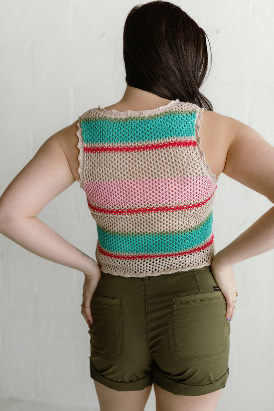 Sol Stripe Sweater Tank