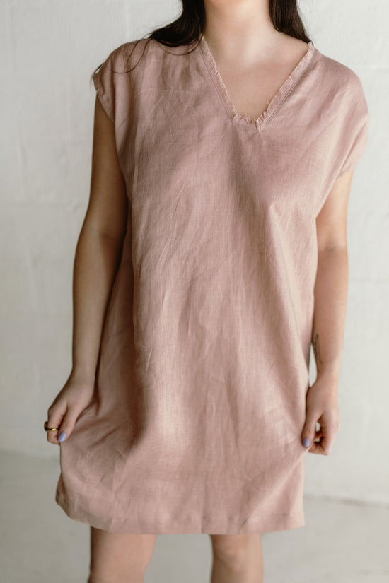 Linen Mini Dress