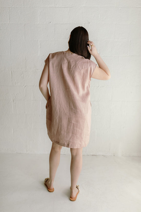 Linen Mini Dress