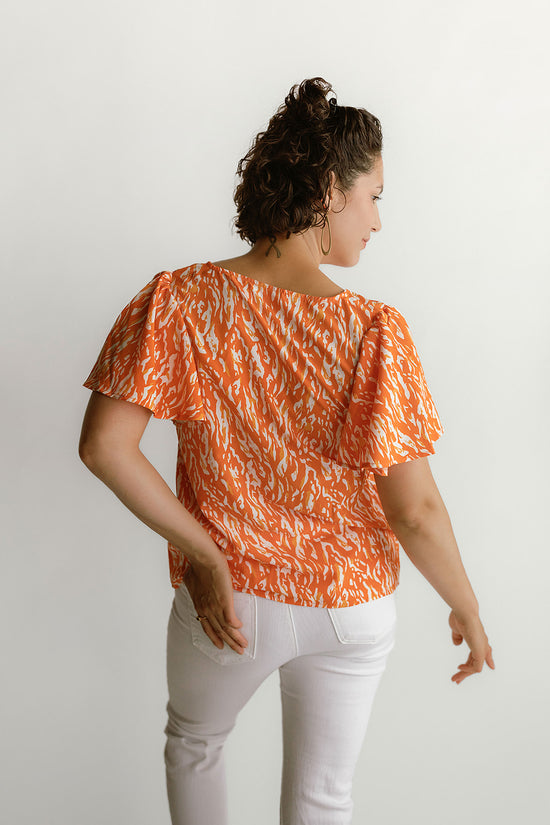 Tiger Tail Paisley Top