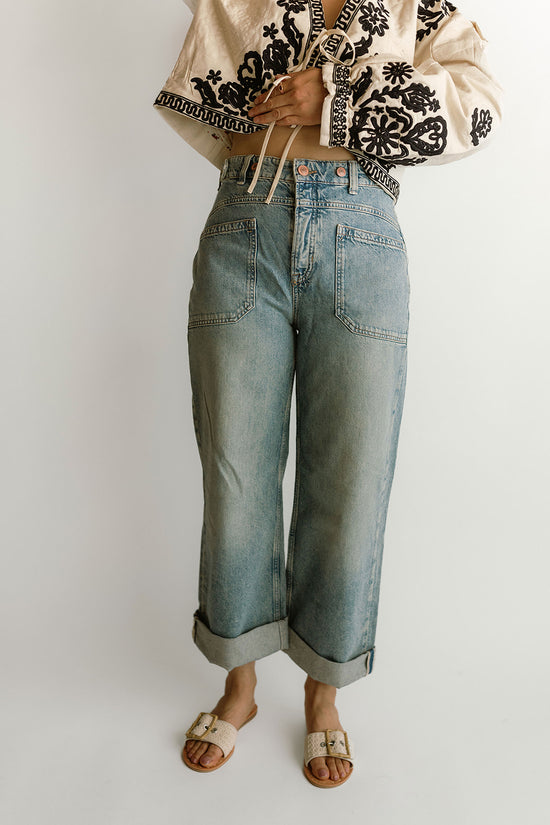 Free People- Palmer Cuffed Jean