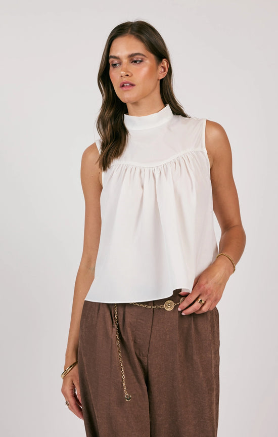 Stillness Mock Neck Tank
