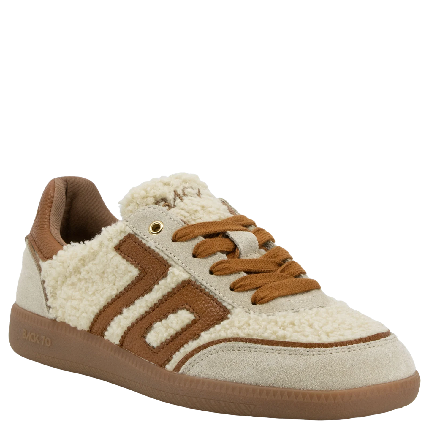 Back 70 - Teddy Fu in Milk Ice Cuoio Sneakers