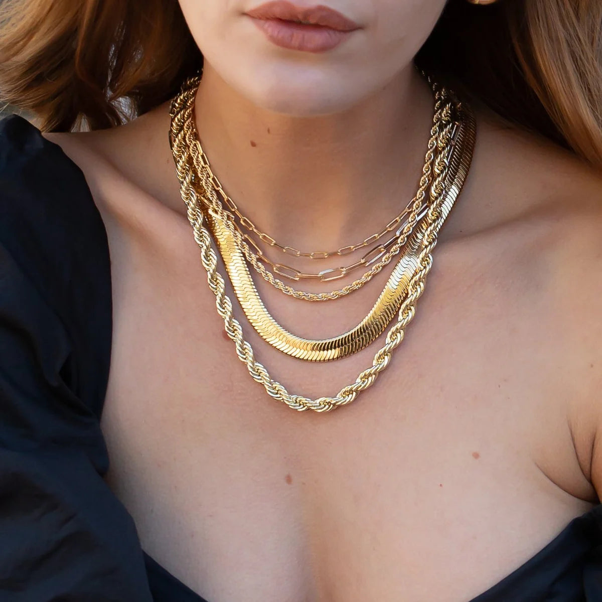Valentina Necklace Gold