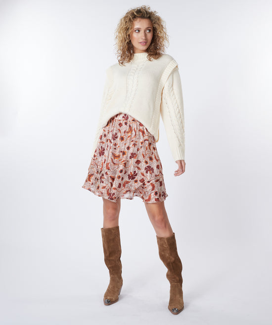 Load image into Gallery viewer, Autumn Print Skirt
