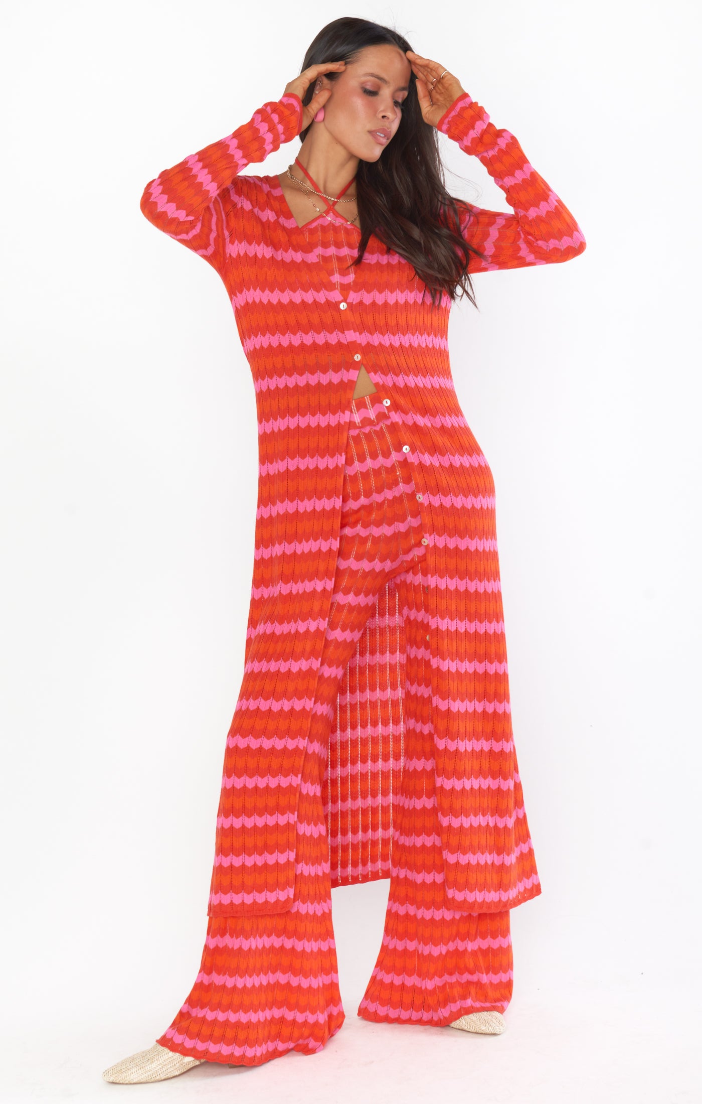 Load image into Gallery viewer, Show Me Your Mumu - Susie Pants Paradise Island Knit
