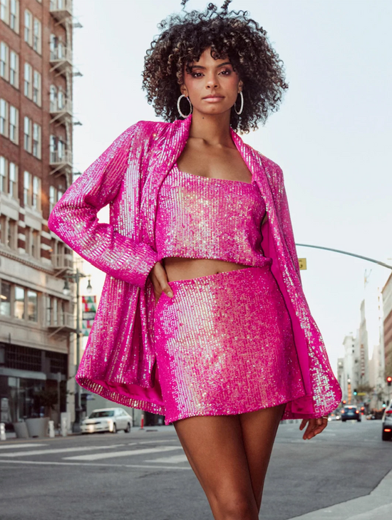 Load image into Gallery viewer, Show Me Your Mumu - All Night Skort Pink Disco
